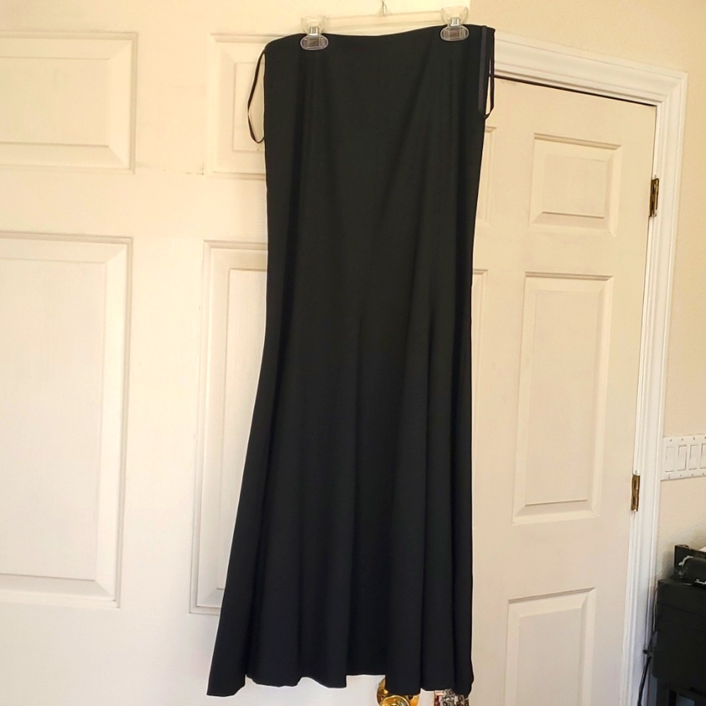 Black maxi skirt